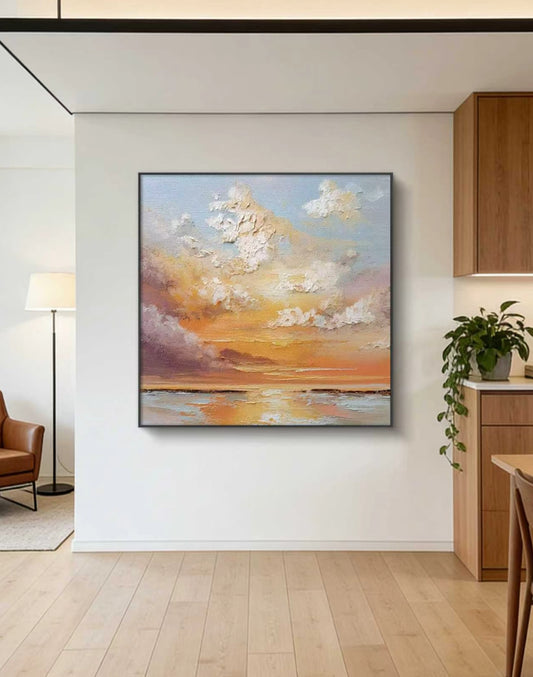Seaglow Abstract Oil Painting