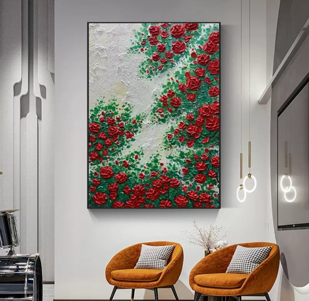 Onlookers Art | Oil Painting | BloominG Flower Oil Painting