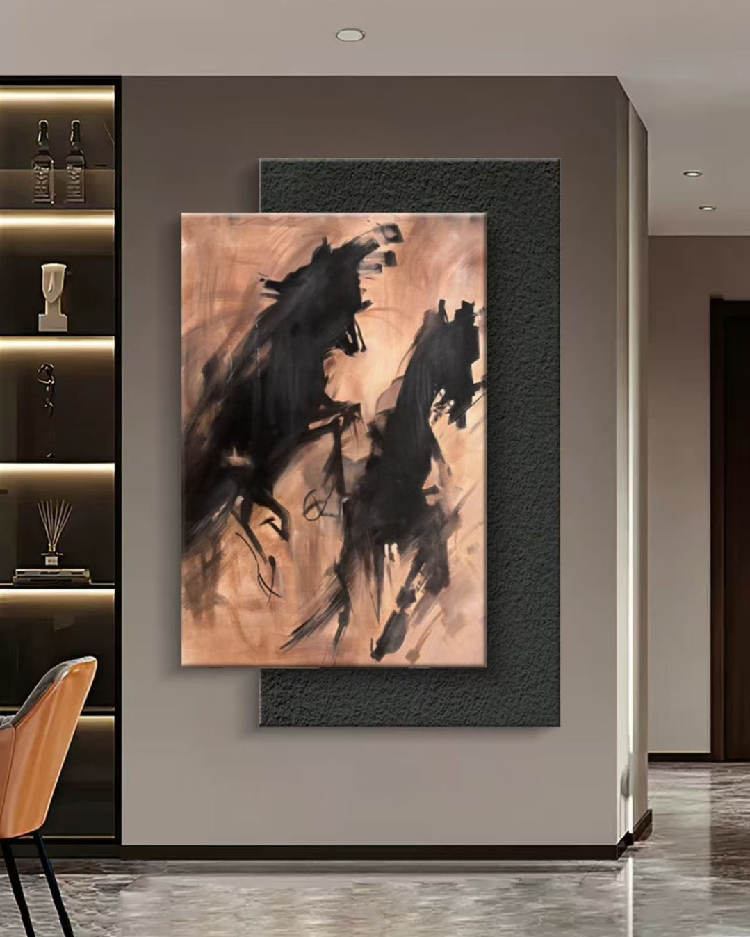 Stride Abstract Oil Painting