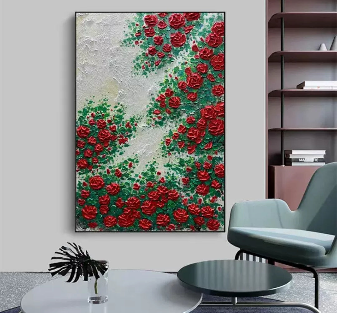 Onlookers Art | Oil Painting | BloominG Flower Oil Painting