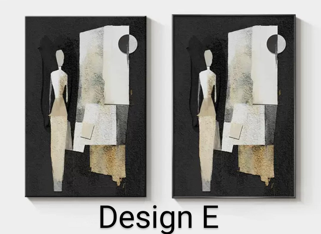 Onlookers Art | Art Painting | Runway ModeL Sandstone Art