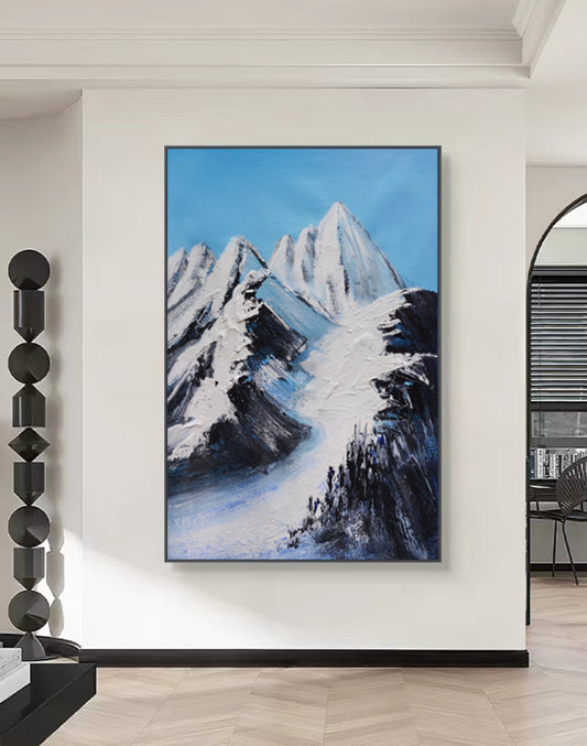 Onlookers Art | Oil Painting | WhitE Mountain Oil Painting