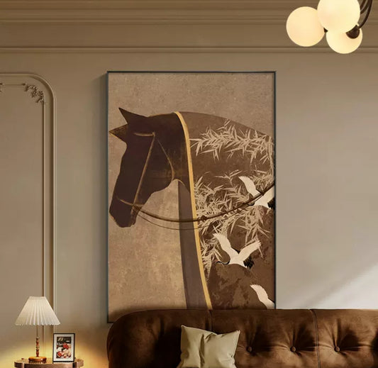 Onlookers Art | Art Painting | JollY Horse Art Painting