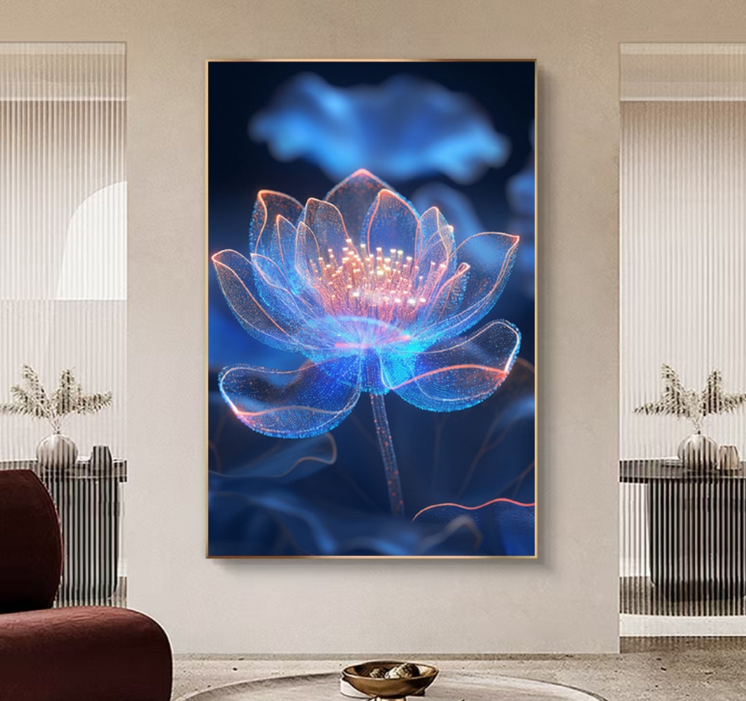 Onlookers Art | Art Painting | Luminous Bloom Art Painting