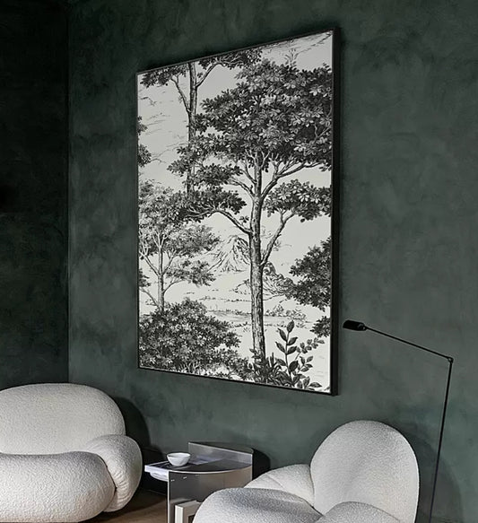 Onlookers Art | Art Painting | Tree Impress art painting