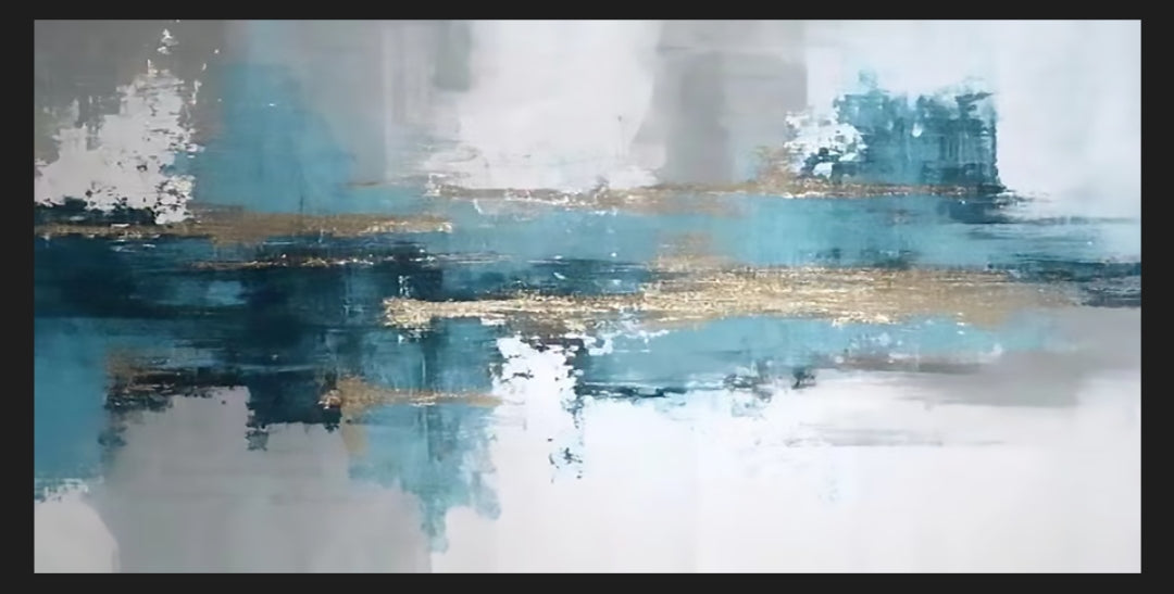Onlookers Art | Oil Painting | Starlit Abstract Oil Painting