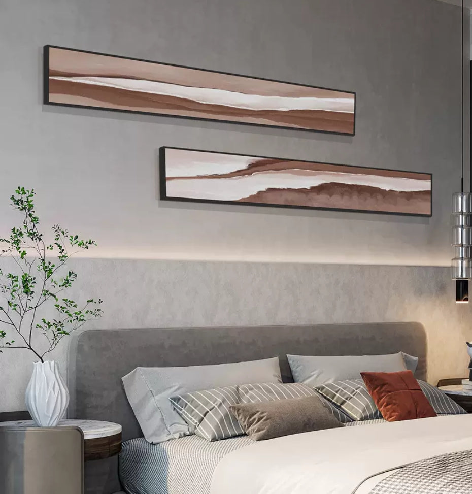 Onlookers Art | Art Painting | Coral Abstract Art Painting