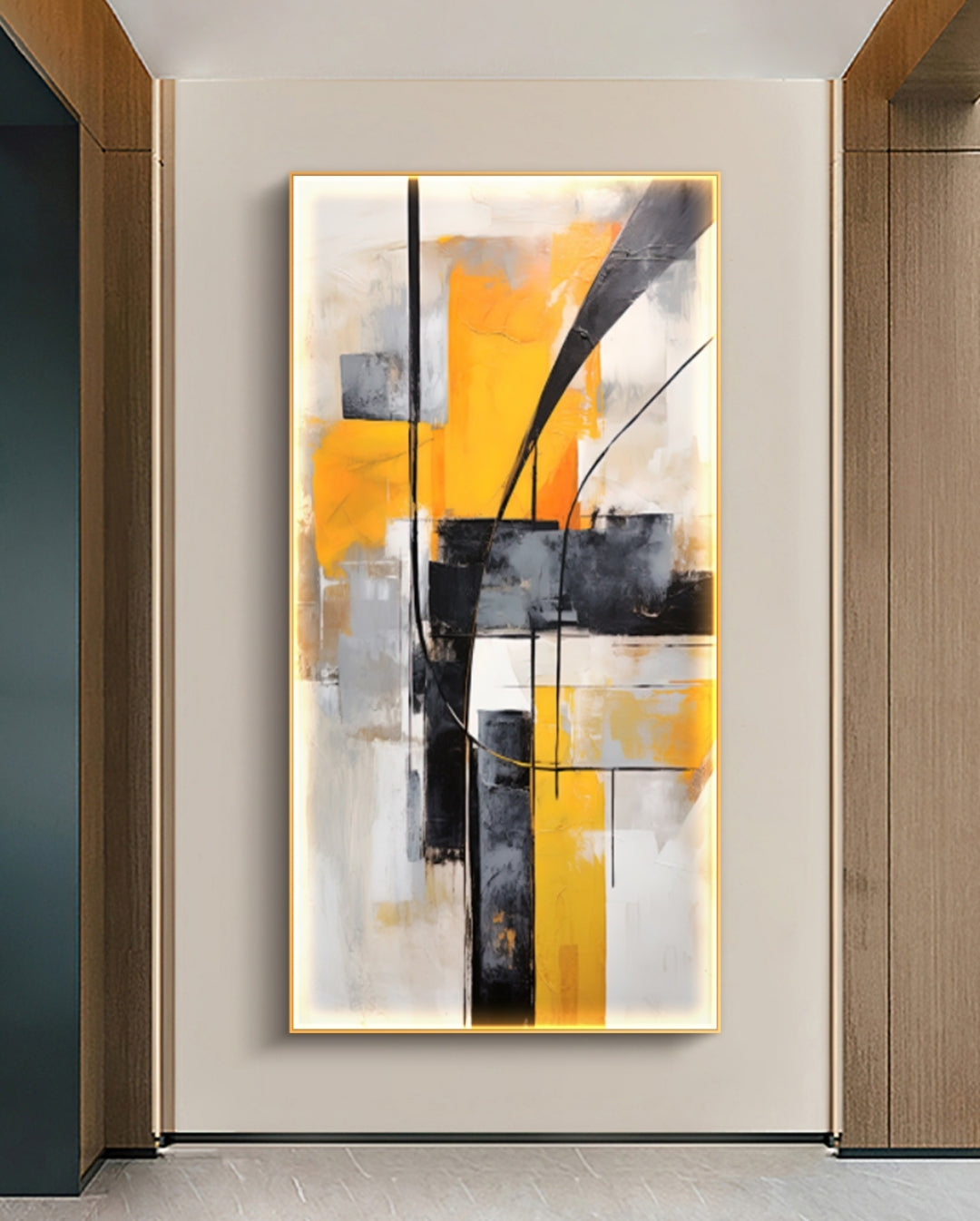 Onlookers Art | Oil Painting | Yster Abstract Oil Painting