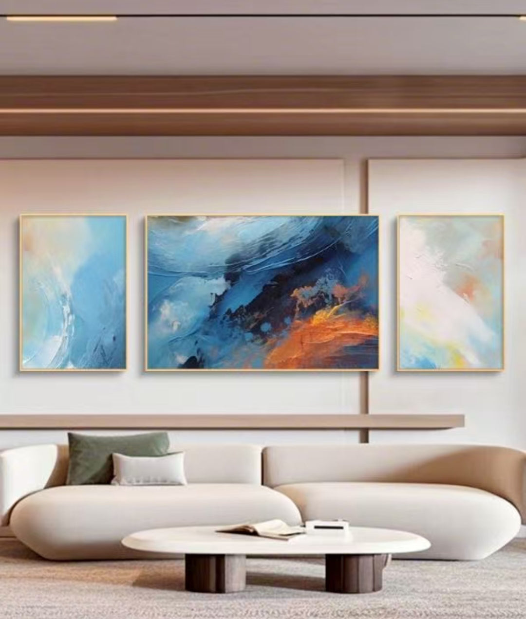 Onlookers Art | Unique Art | Aoife Abstract Oil Painting