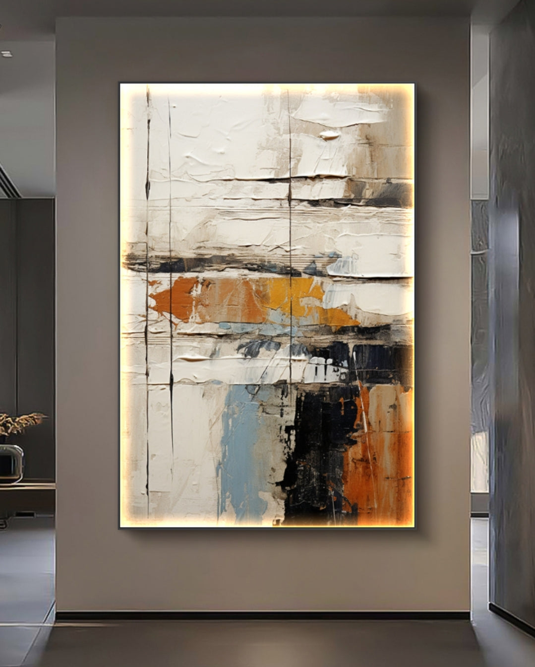 Halo Abstract Oil Painting