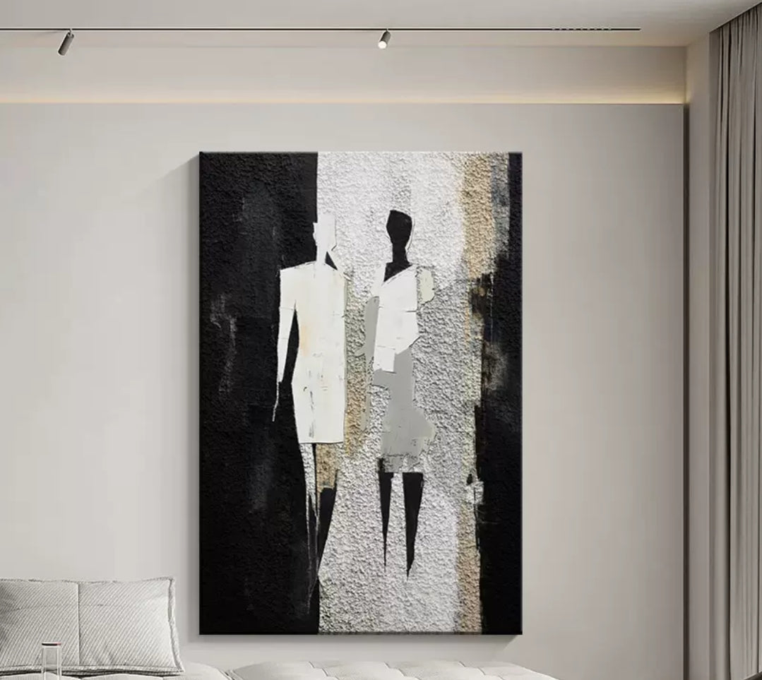 Onlookers Art | Art Painting | Runway ModeL Sandstone Art