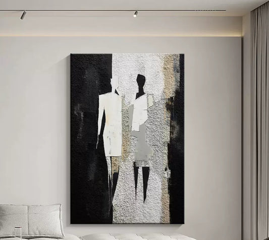 Onlookers Art | Art Painting | Runway ModeL Sandstone Art