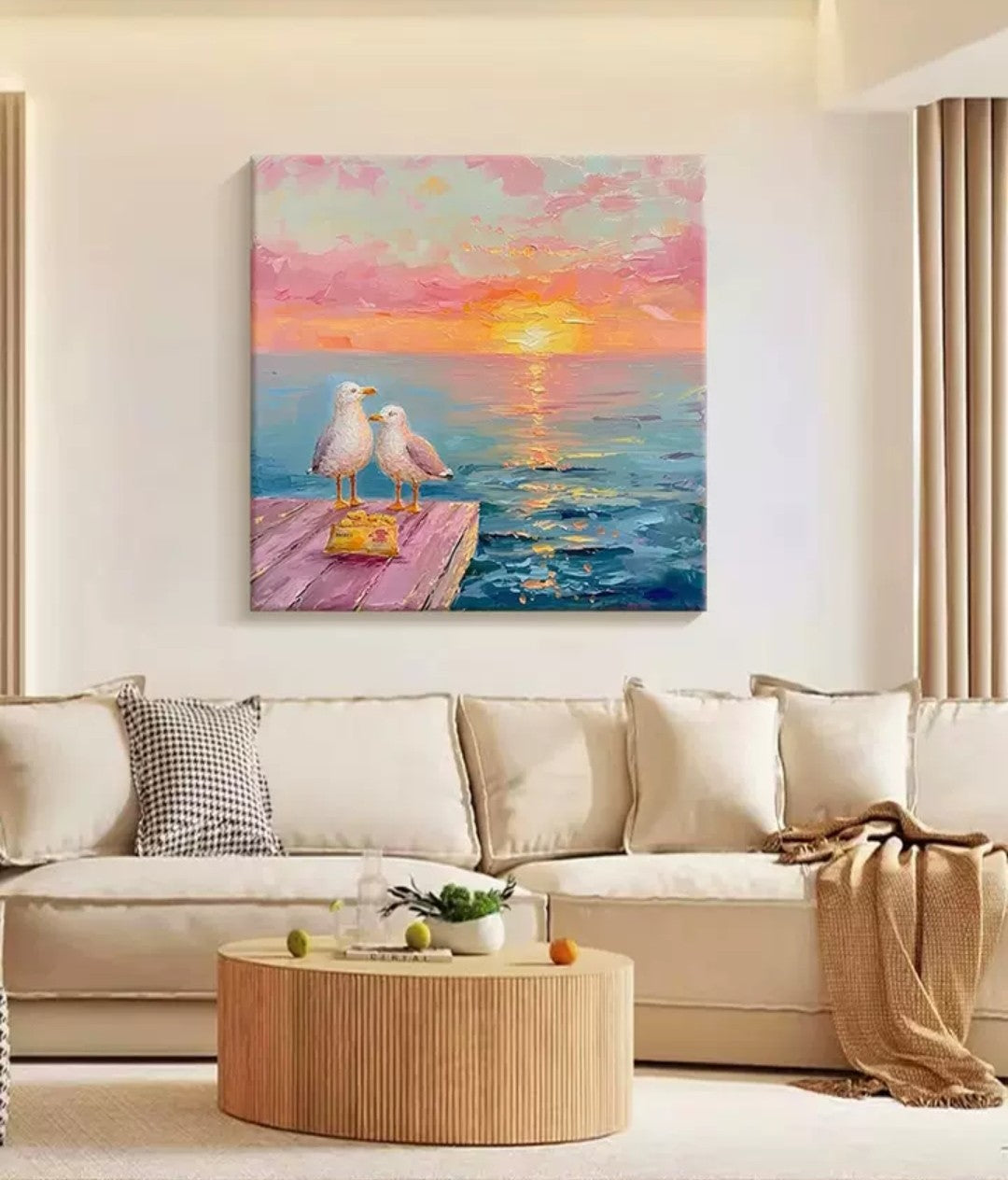 Onlookers Art | Oil Painting | LovE Birds Oil Painting