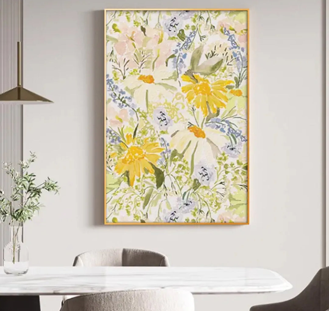 Onlookers Art | Art Painting | Flower florence art painting