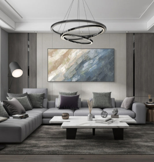 Onlookers Art | Oil Painting | Oceanic Abstract Oil Painting