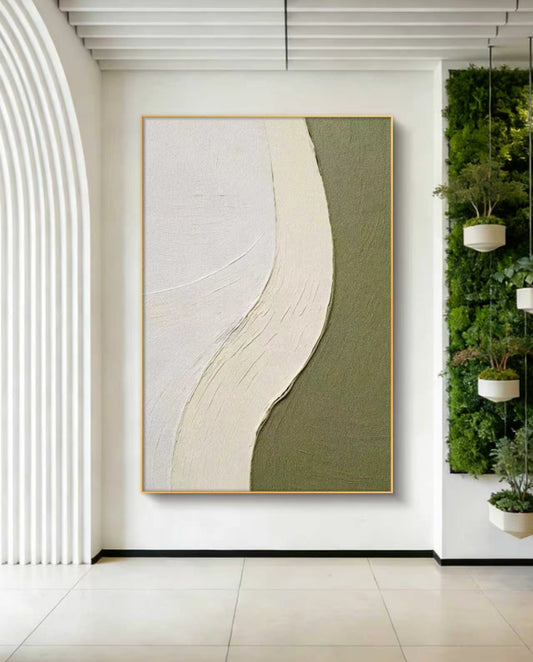 Calm Threshold Abstract Oil Painting