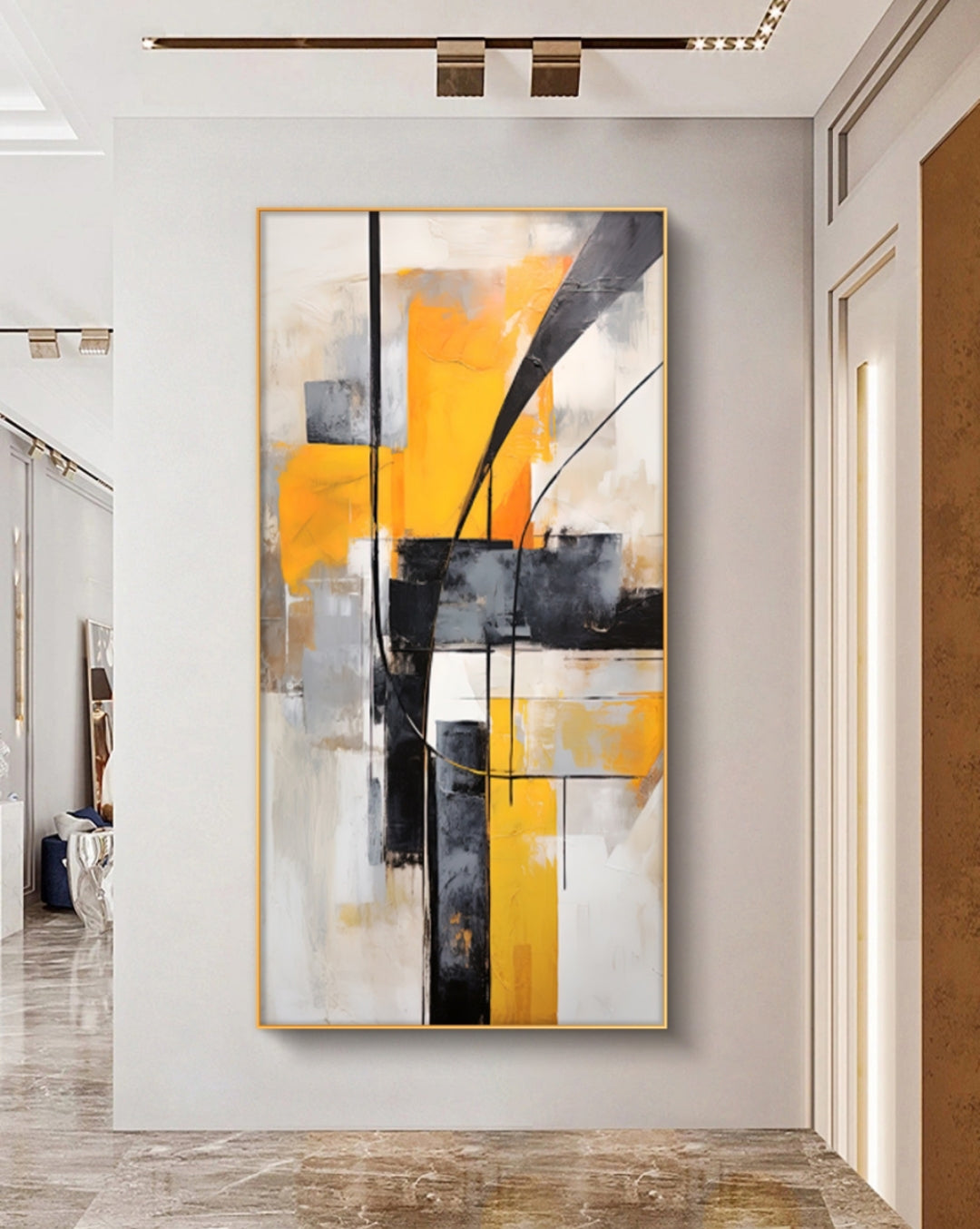 Onlookers Art | Oil Painting | Yster Abstract Oil Painting