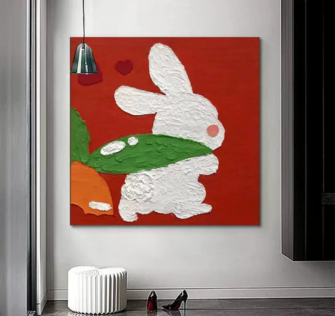 Onlookers Art | Oil Painting | BunnY Bliss Oil Painting
