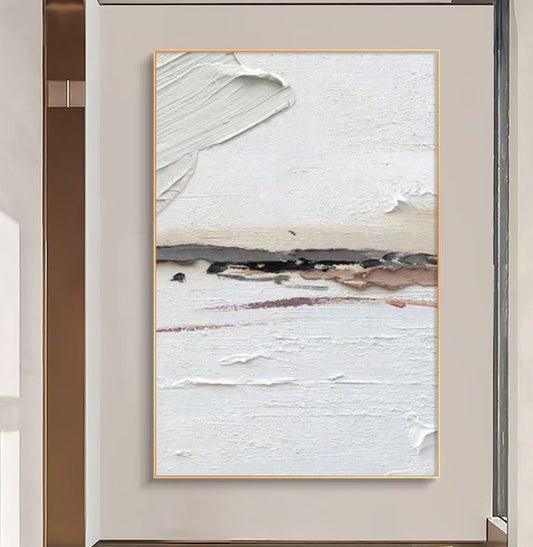 Onlookers Art | Oil Painting | Pearl Abstract Oil Painting