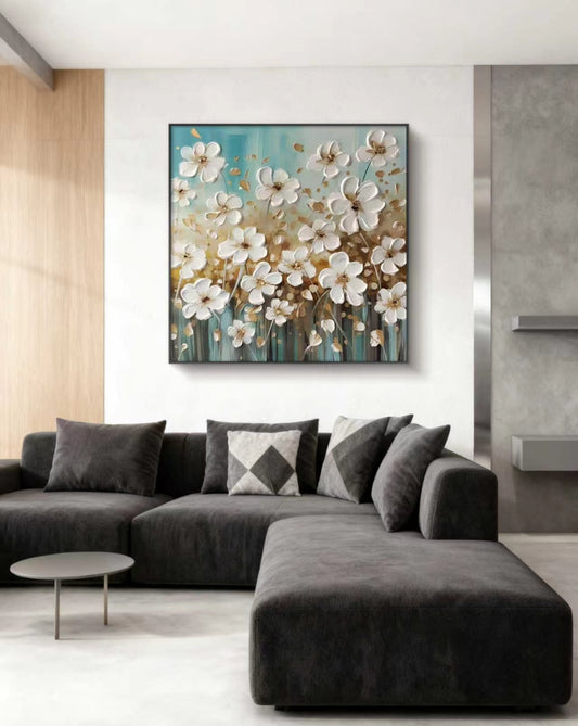 Morning Blossoms Oil Painting