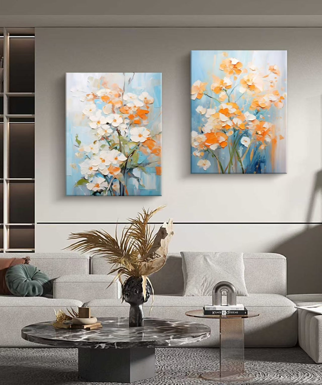 Onlookers Art | Oil Painting | Sunset Petals Oil Painting
