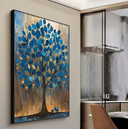 Onlookers Art | Art Painting | Beautiful Tree Art Painting