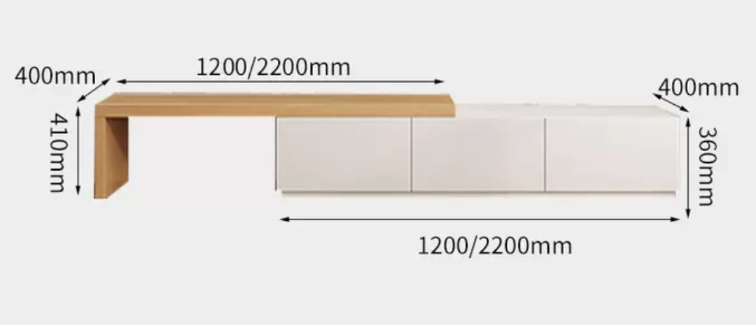 Consola de TV extensible BaIvY