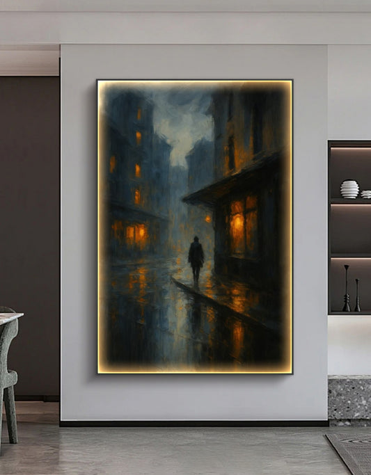 Onlookers Art | Oil Painting | DawnWalk Contemporary Art Oil Painting