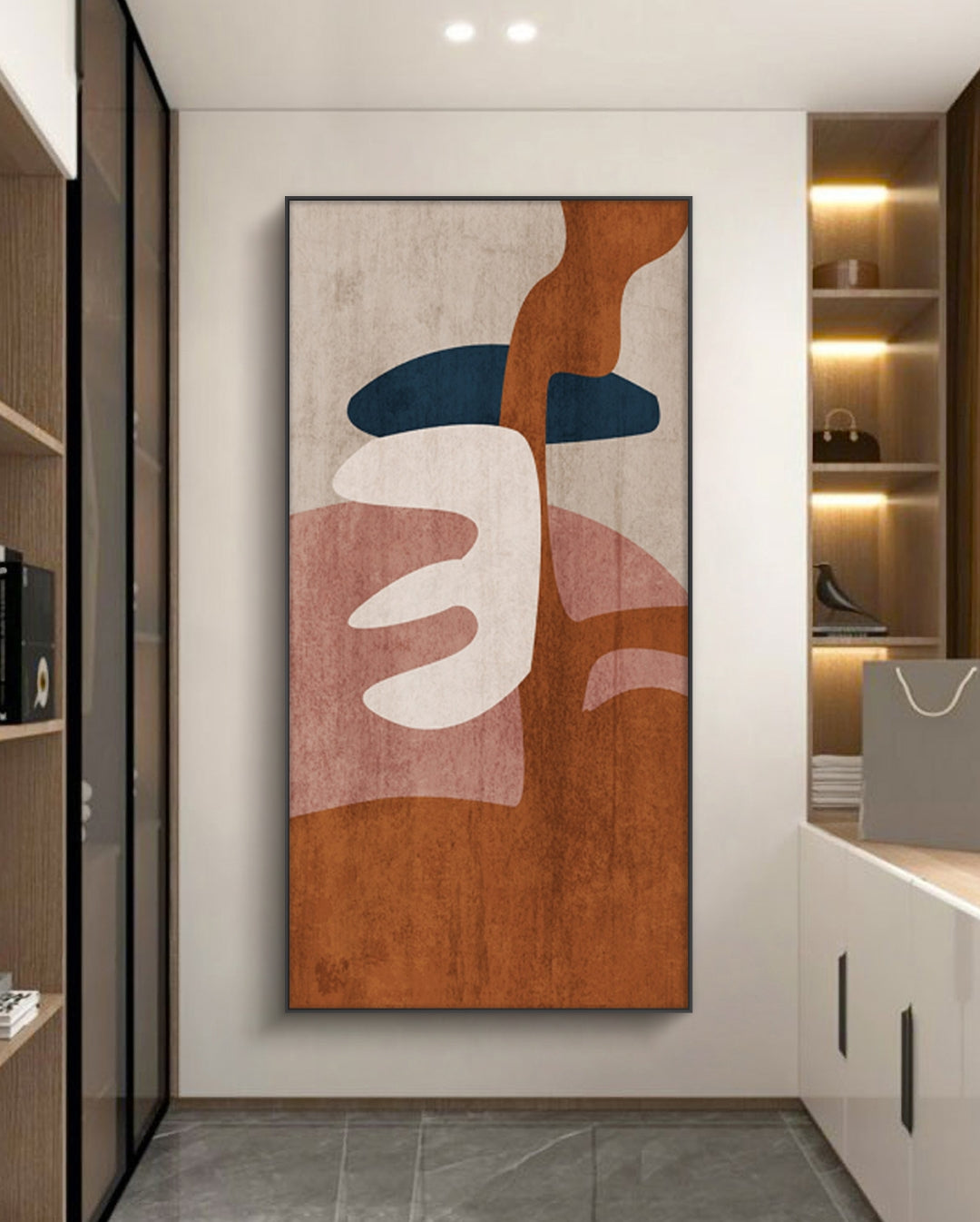 Ember of Hope Abstract Oil Painting