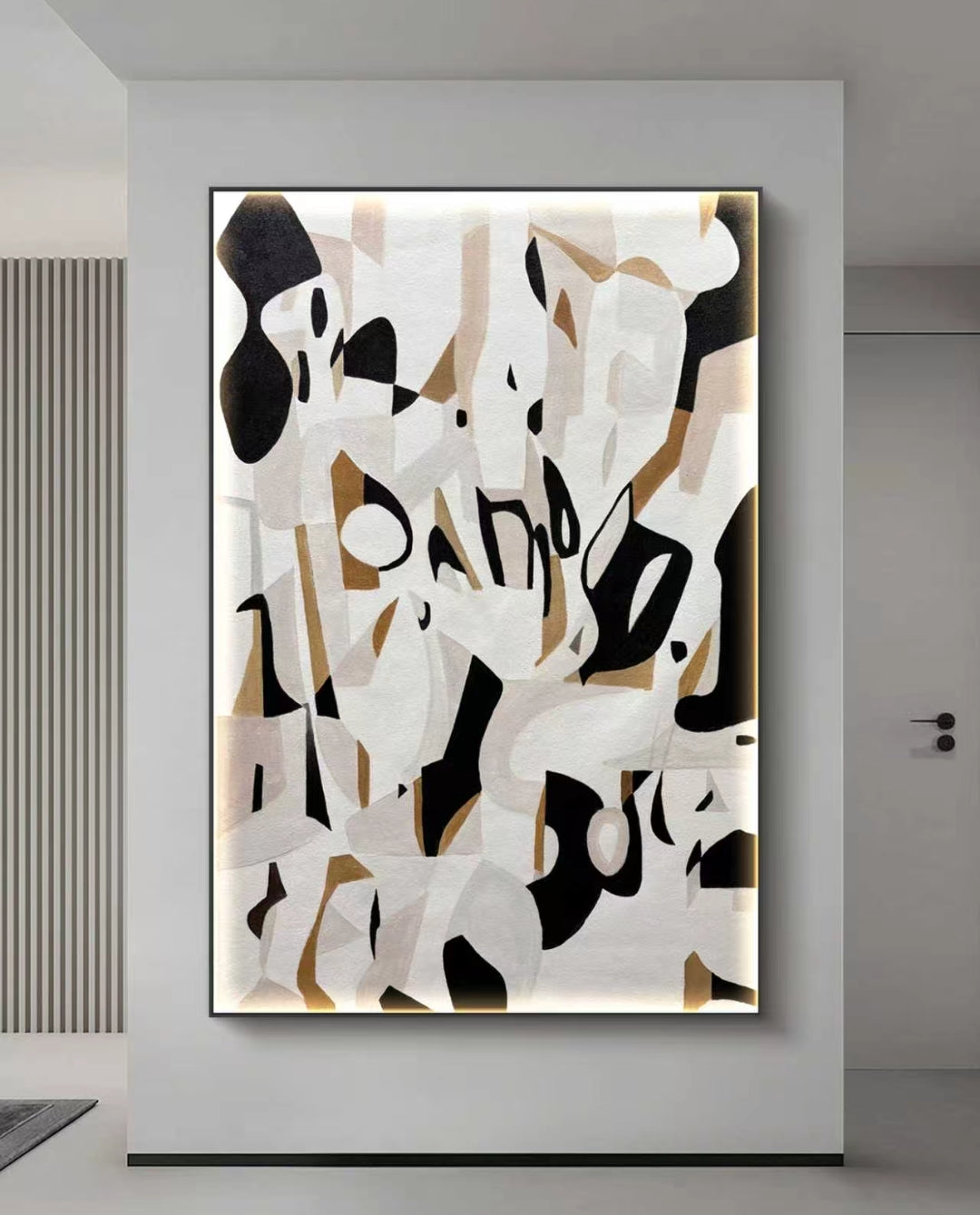 Rhythm Of Form Abstract Oil Painting