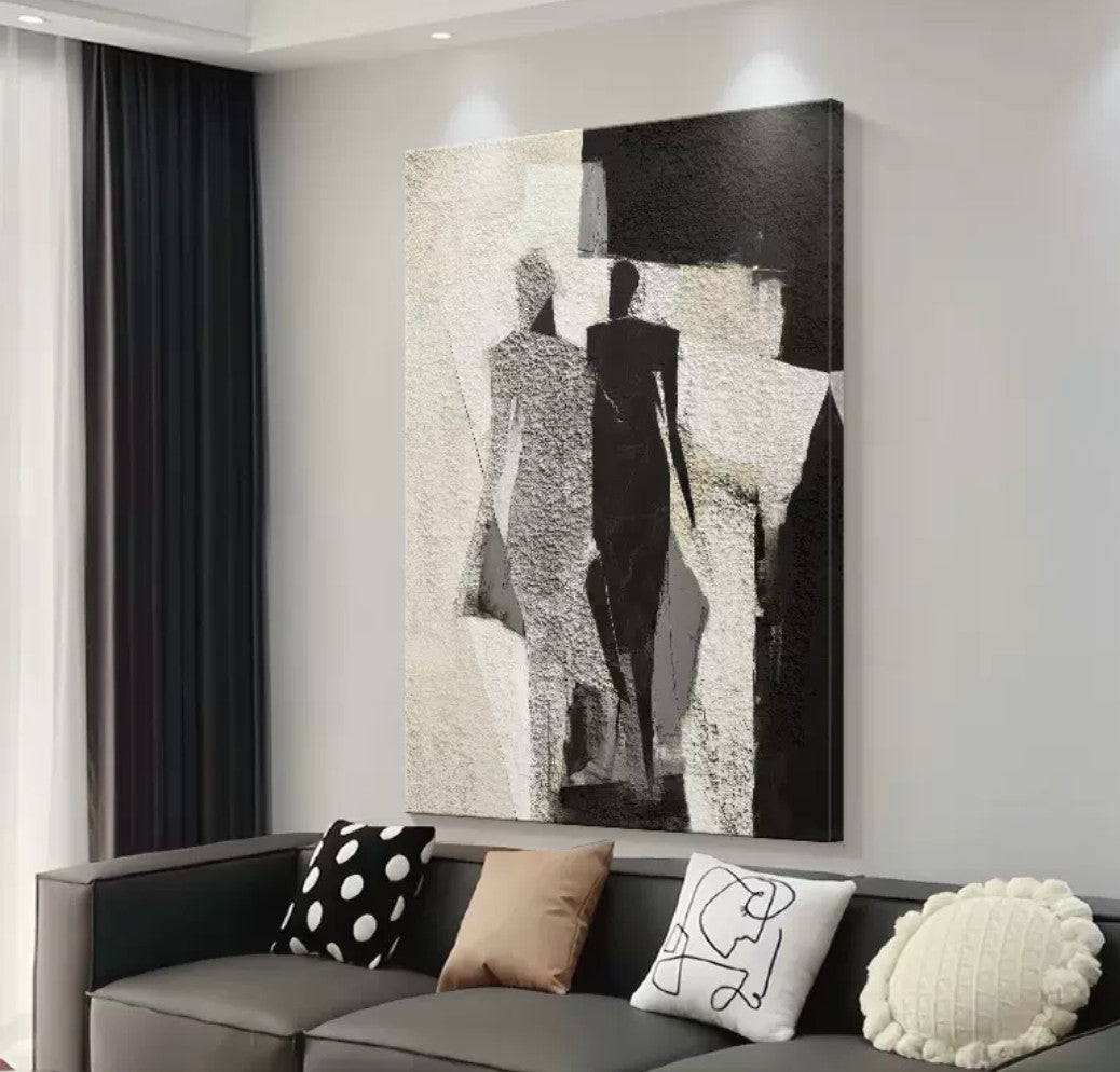 Onlookers Art | Art Painting | Runway ModeL Sandstone Art