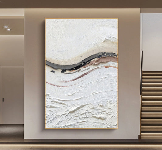 Onlookers Art | Oil Painting | Ribbon of Time Abstract Oil Painting