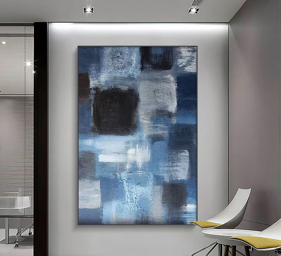 Onlookers Art | Oil Painting | NiLa Abstract Oil Painting
