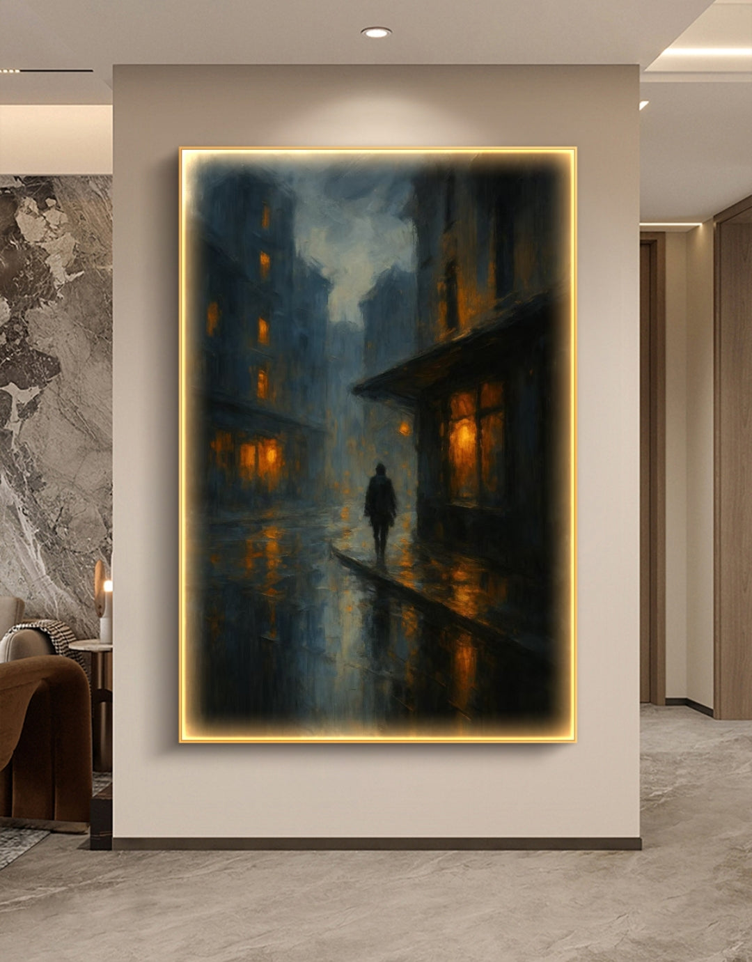 DawnWalk Contemporary Art Oil Painting