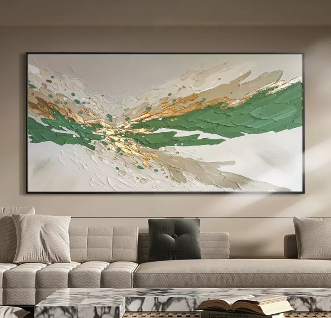 Onlookers Art | Oil Painting | AnaZa Abstract Oil Painting