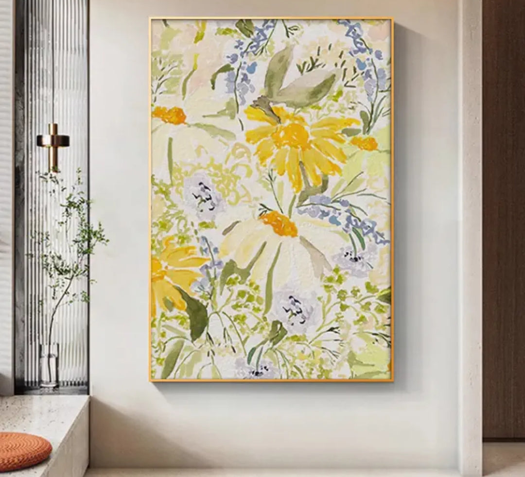 Onlookers Art | Art Painting | Flower florence art painting