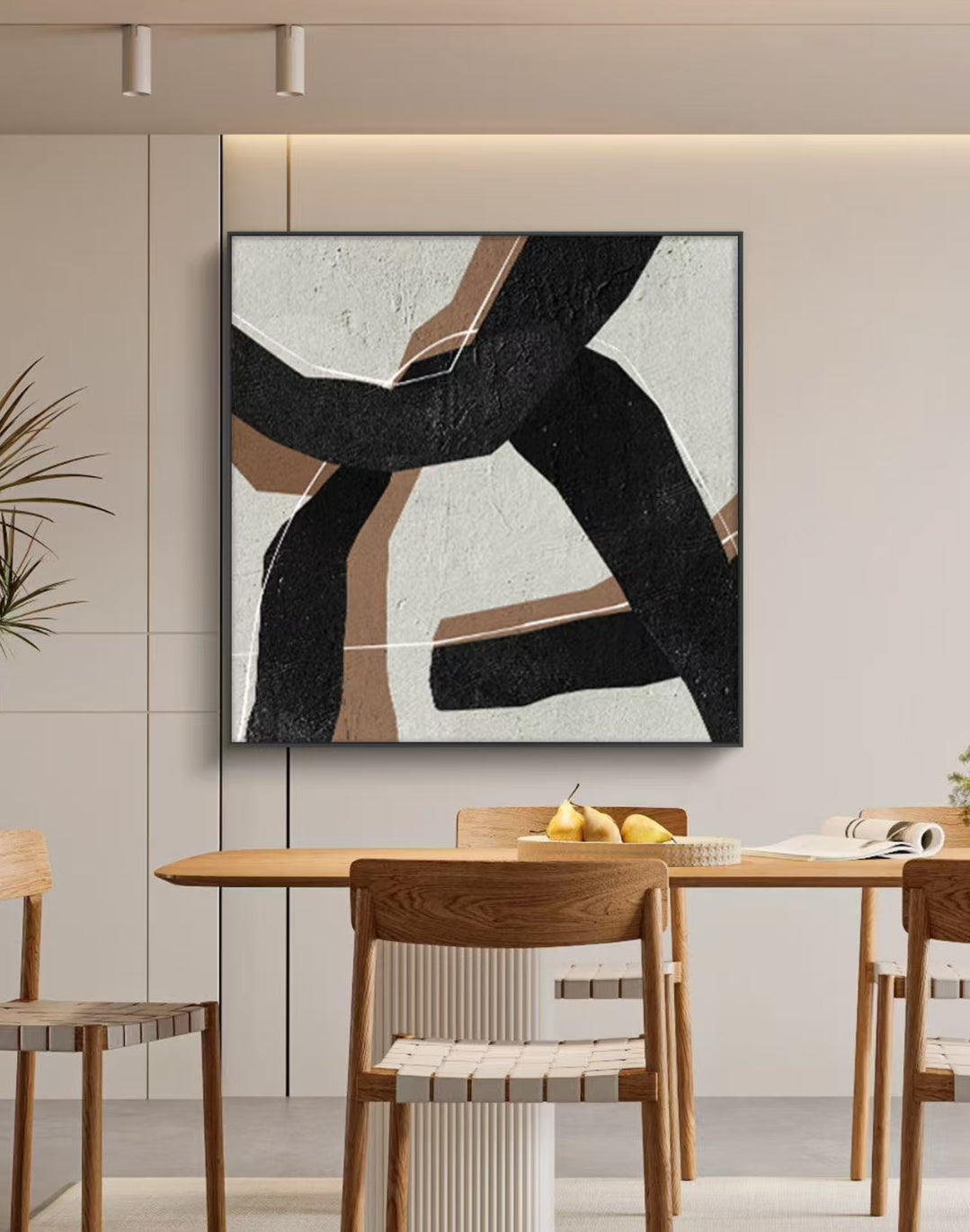 Onlookers Art | Oil Painting | Kokoro Abstract Oil Painting