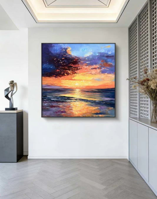 SeaSun Abstract Oil Painting