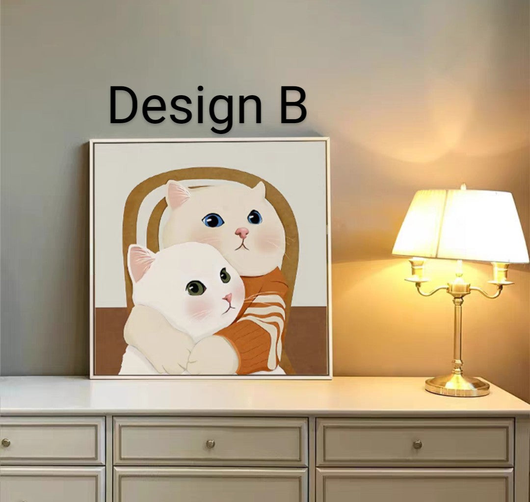 Onlookers Art | Art Painting | Mittens Art Painting