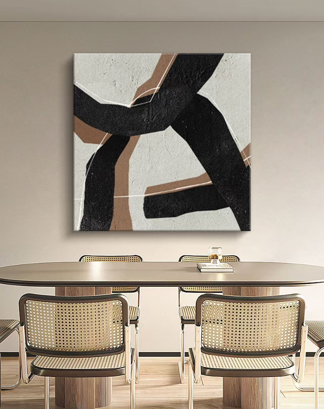 Onlookers Art | Oil Painting | Kokoro Abstract Oil Painting