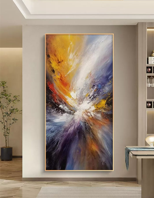 Onlookers Art | Oil Painting | Aidan Abstract Oil Painting