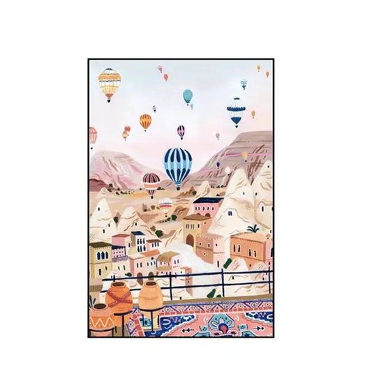 Onlookers Art | Art Painting | Balloon bliss art painting