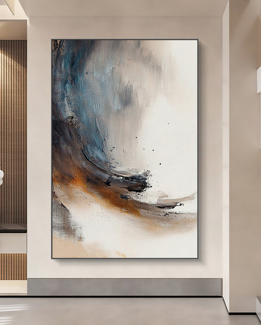 Onlookers Art | Oil Painting | Neon Reverie Abstract Oil Painting