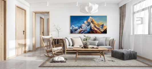 Onlookers Art | Oil Painting | Mountain SereniTy Oil Painting