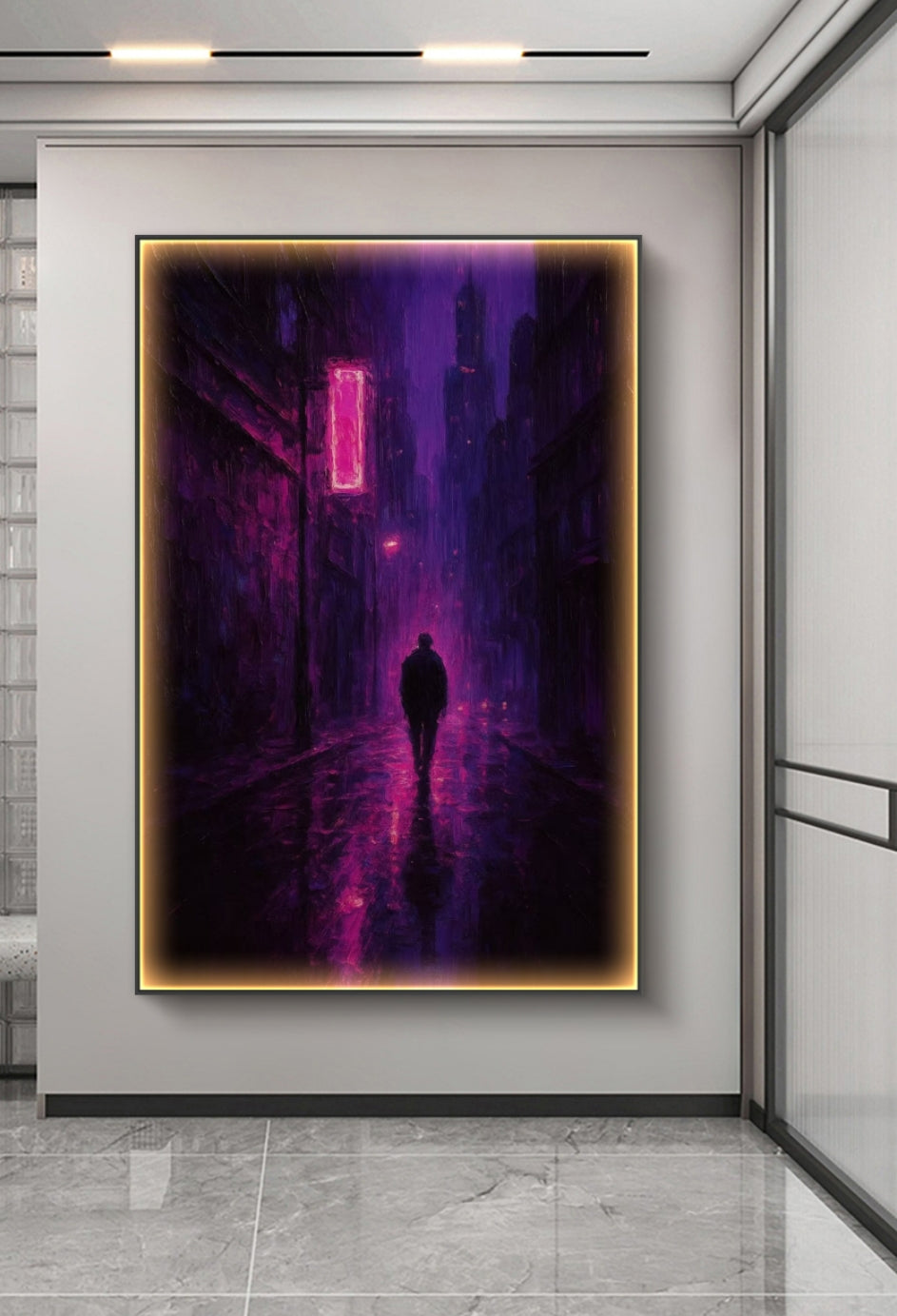 LoneAlley Contemporary Art Oil Painting