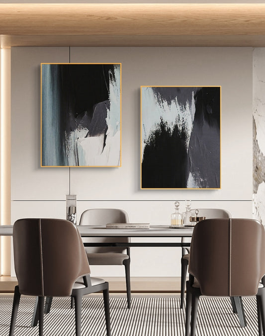 Onlookers Art | Oil Painting | Monovibe Abstract Oil Painting