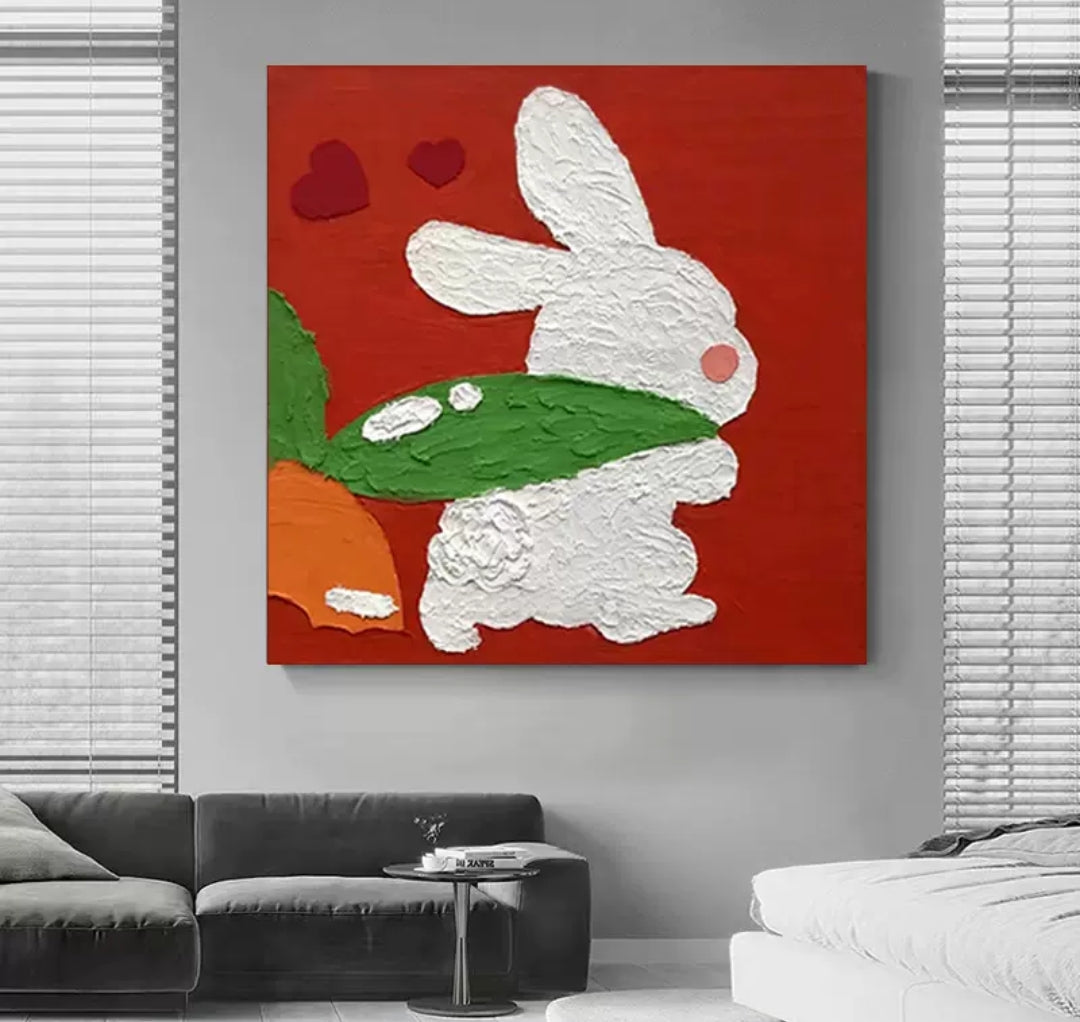 Onlookers Art | Oil Painting | BunnY Bliss Oil Painting