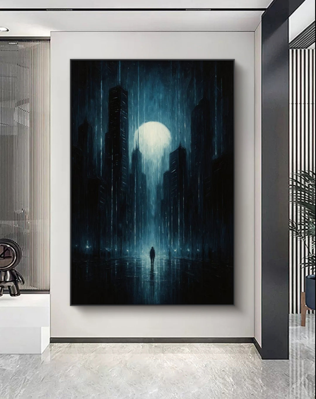 Onlookers Art | Oil Painting | MoonShine Contemporary Art Oil Painting