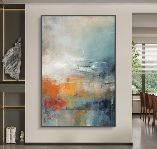 Onlookers Art | Oil Painting | Mikan Abstract Oil Painting