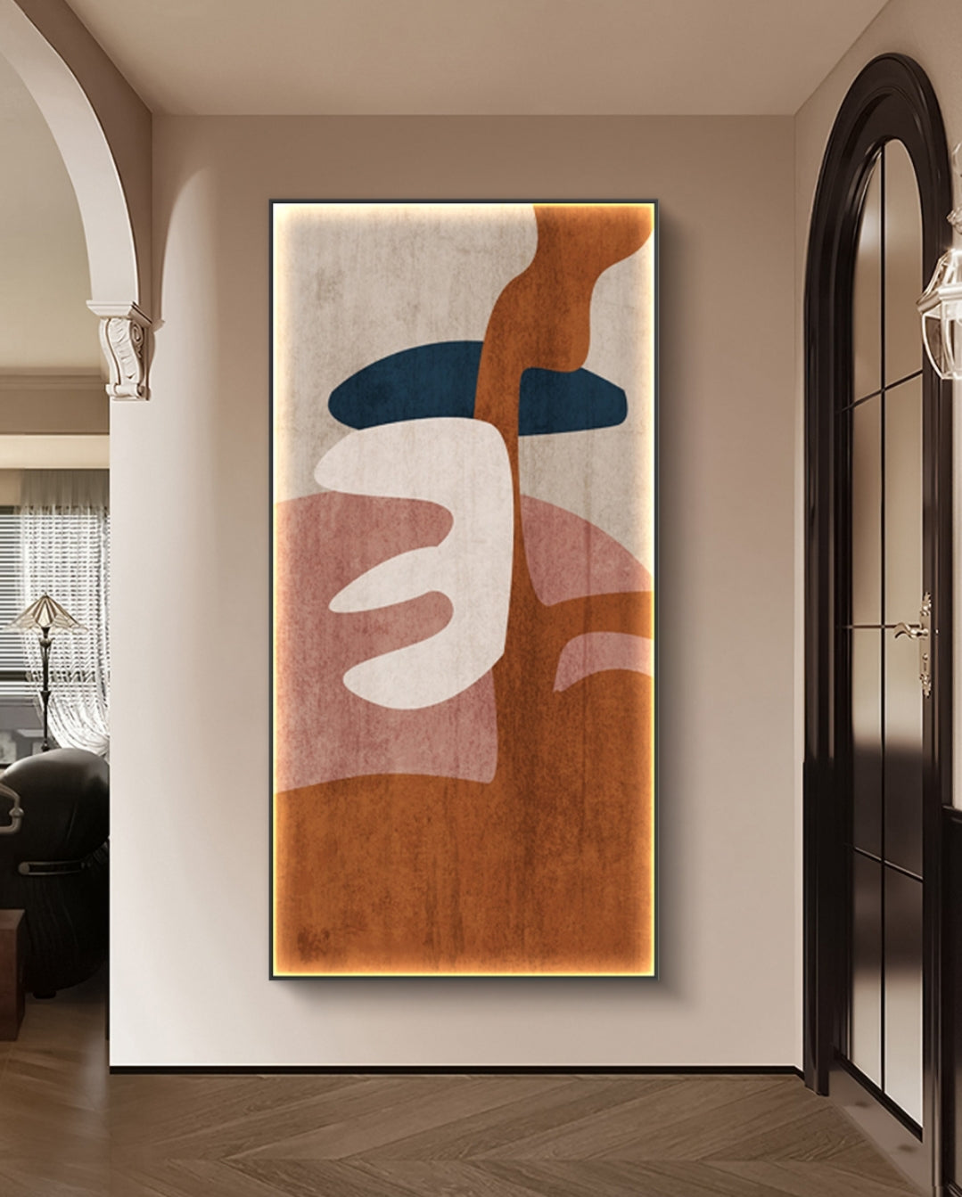 Onlookers Art | Oil Painting | Ember of Hope Abstract Oil Painting